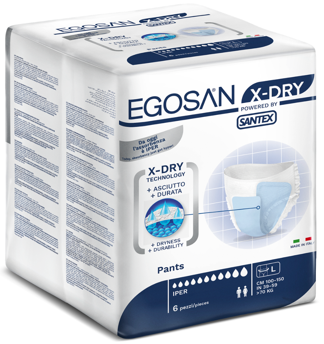X-Dry Inkontinenzwindeln und -hosen; bei sehr schwerer Inkontinenz