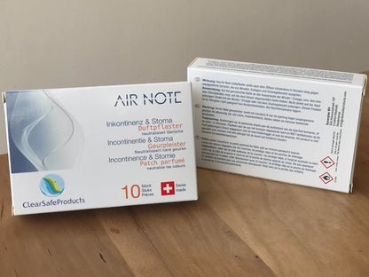 Air Note Duftpflaster, beseitigt unangenehme (Inkontinenz-)Gerüche