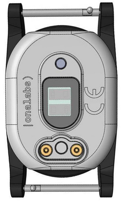 OnaVital; pols-huid-sensor voor 24/7 gezondheid-monitoring (onder andere bloeddruk) en patiëntenbewaking op afstand.